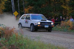 Josh Nykanen / Charlotte Himes VW GTI on SS5, Far Point I.