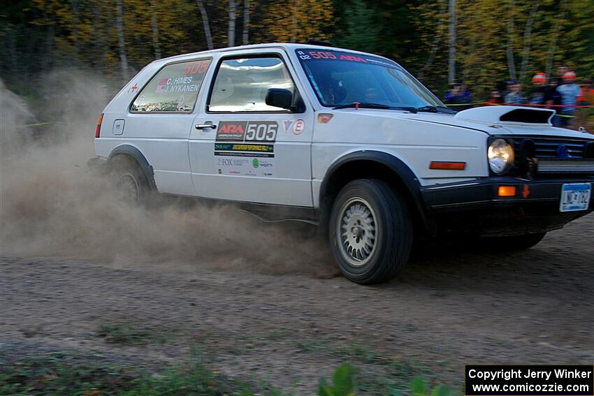 Josh Nykanen / Charlotte Himes VW GTI on SS5, Far Point I.