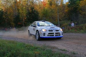 Doug B. Shepherd / Chris LaBaere Dodge SRT-4 on SS5, Far Point I.
