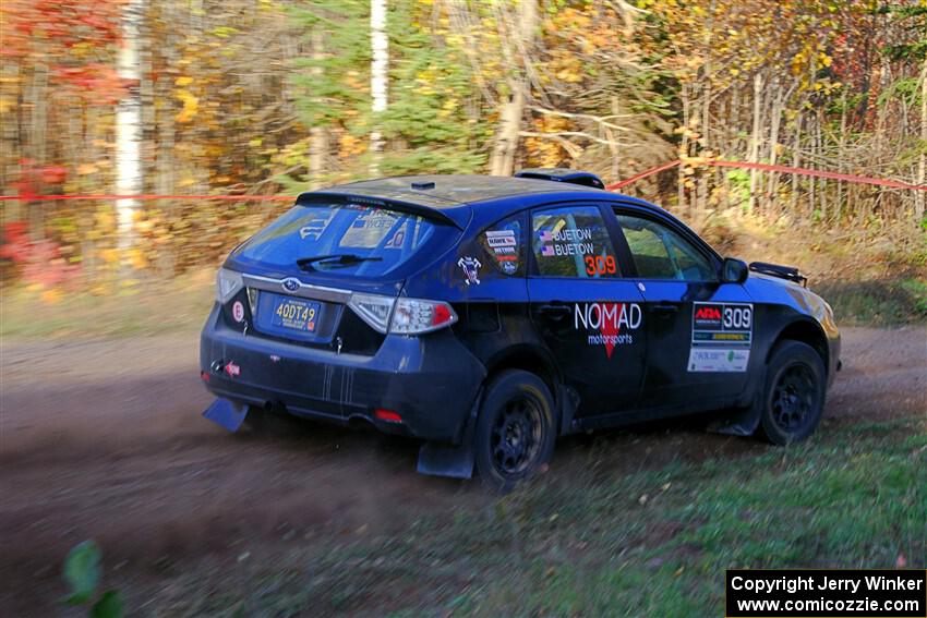 Erik Buetow / Jordan Buetow Subaru Impreza on SS5, Far Point I.
