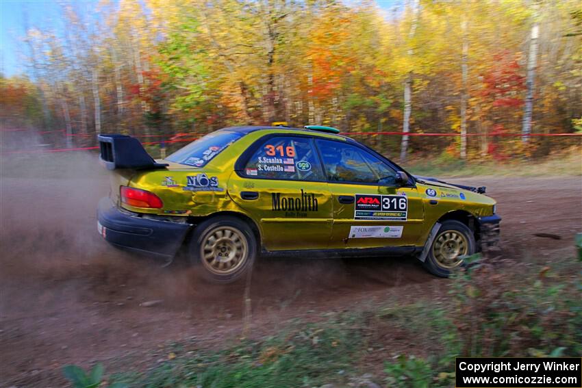 Sean Costello / Steve Blomquist-Scanlan Subaru Impreza 2.5RS on SS5, Far Point I.