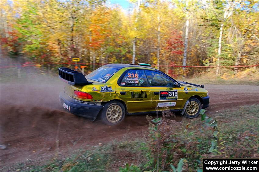 Sean Costello / Steve Blomquist-Scanlan Subaru Impreza 2.5RS on SS5, Far Point I.