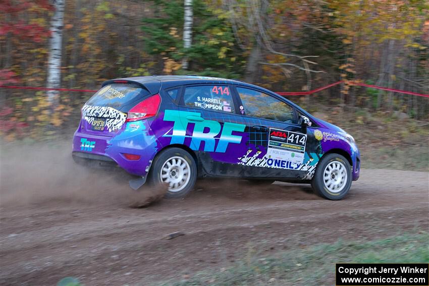 Imogen Thompson / Steve Harrell Ford Fiesta on SS5, Far Point I.