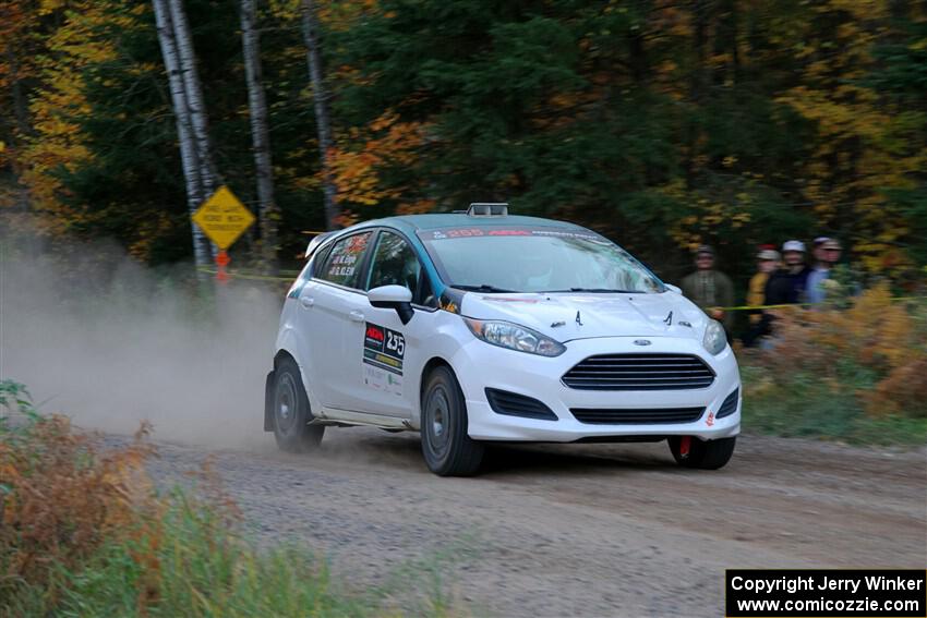 Gary Klein / Morgan Engle Ford Fiesta R2 on SS5, Far Point I.