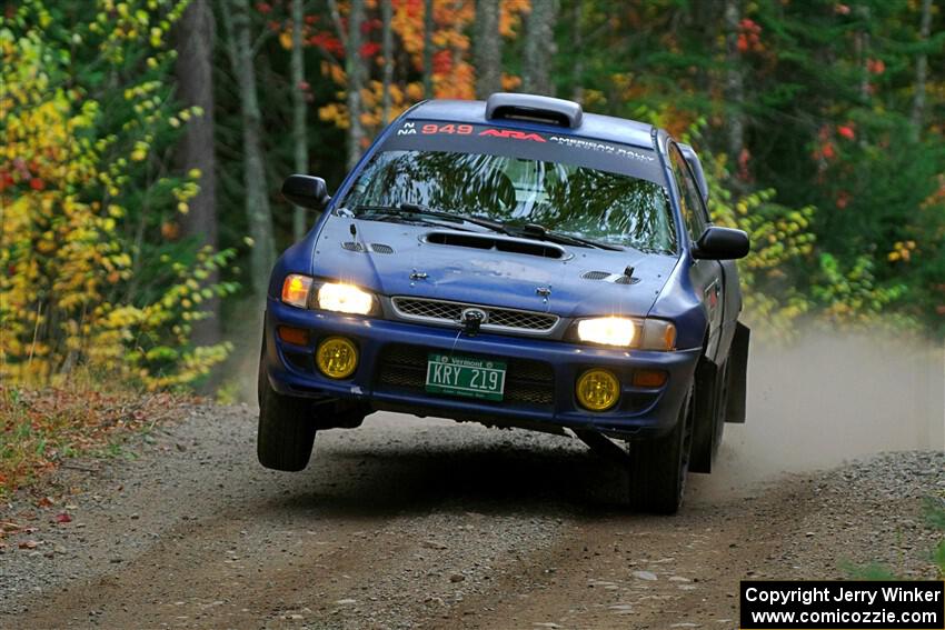 Charles Watson / Logan Bair Subaru Impreza on SS10, Al's Playground II.