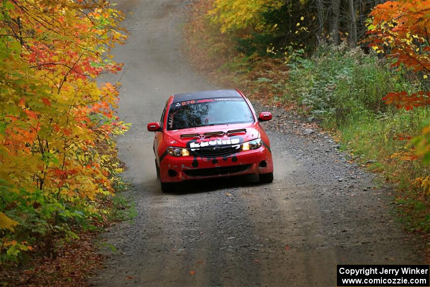 Jess Davids / Eric Frentress Subaru Impreza on SS13, Trouble I.