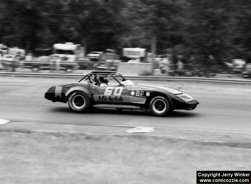 Roger Blink ran in GT-1 in his Chevy Corvette