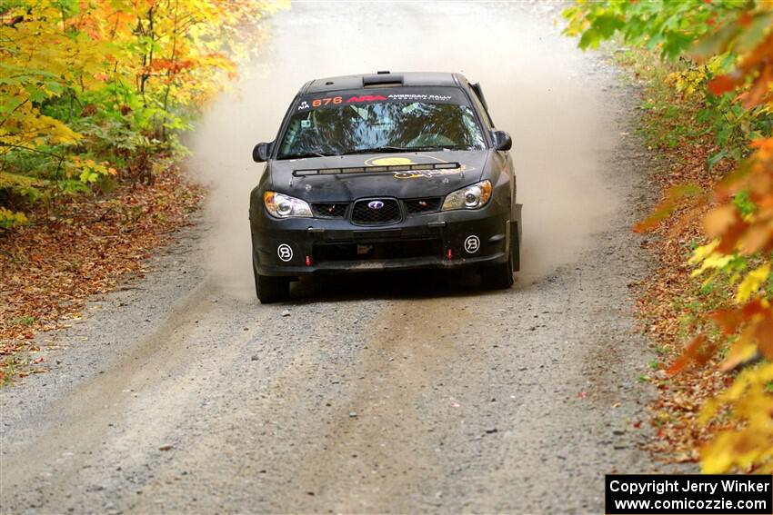 Sam Jacques / Kyle Cooper Subaru Impreza on SS15, Double Trouble.
