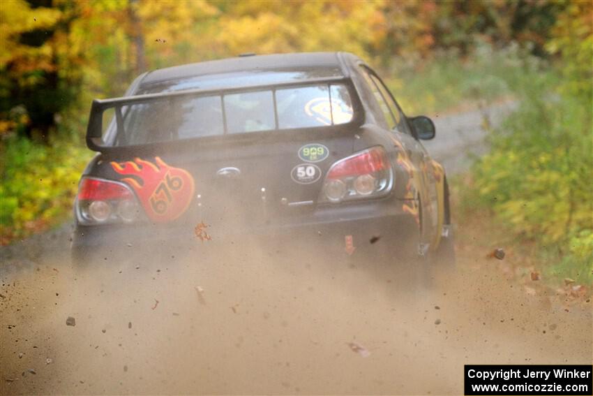 Sam Jacques / Kyle Cooper Subaru Impreza on SS15, Double Trouble.