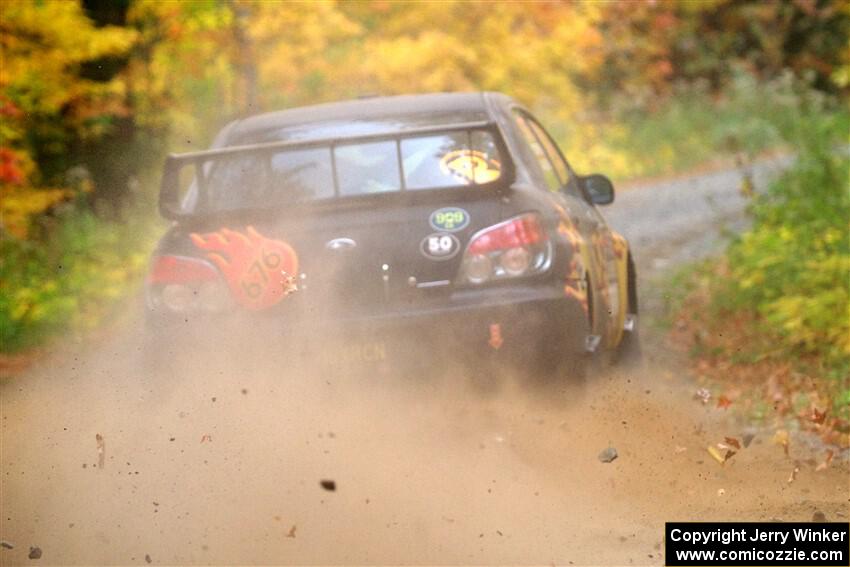 Sam Jacques / Kyle Cooper Subaru Impreza on SS15, Double Trouble.