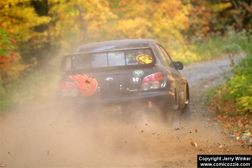 Sam Jacques / Kyle Cooper Subaru Impreza on SS15, Double Trouble.