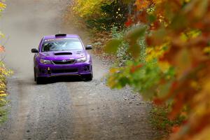 Silas Himes / Aleut Hatfield Subaru WRX STi on SS15, Double Trouble.