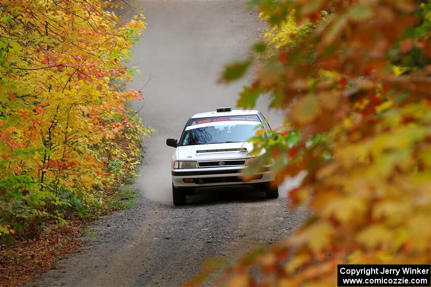 Nathan Coulter / Bryce Proseus Subaru Legacy on SS15, Double Trouble.