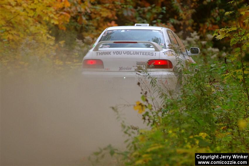 Andrew Williamson / Julia Stewart Subaru Impreza on SS15, Double Trouble.