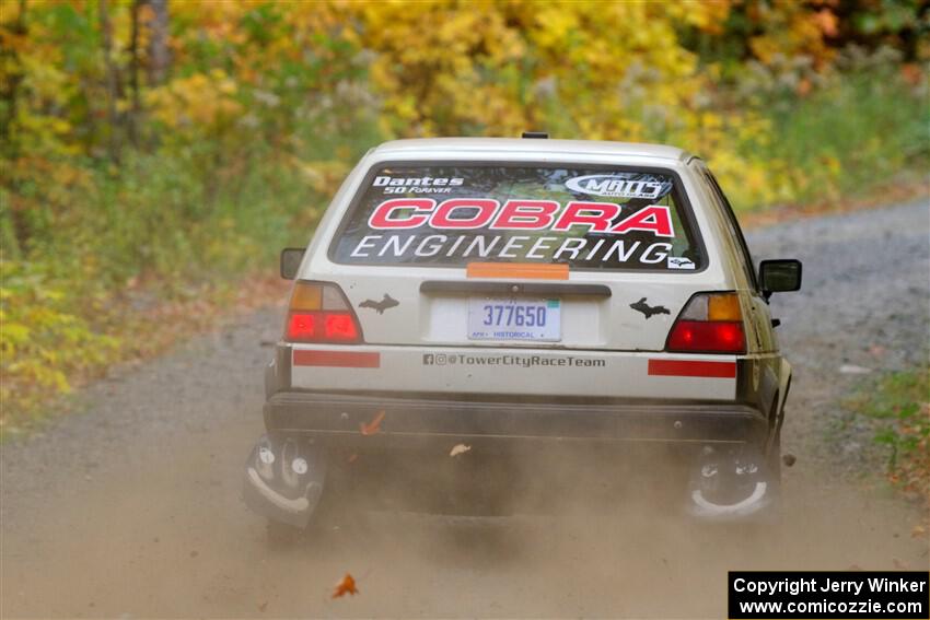 Adam VanDamme / Andrew Herron VW Golf on SS15, Double Trouble.