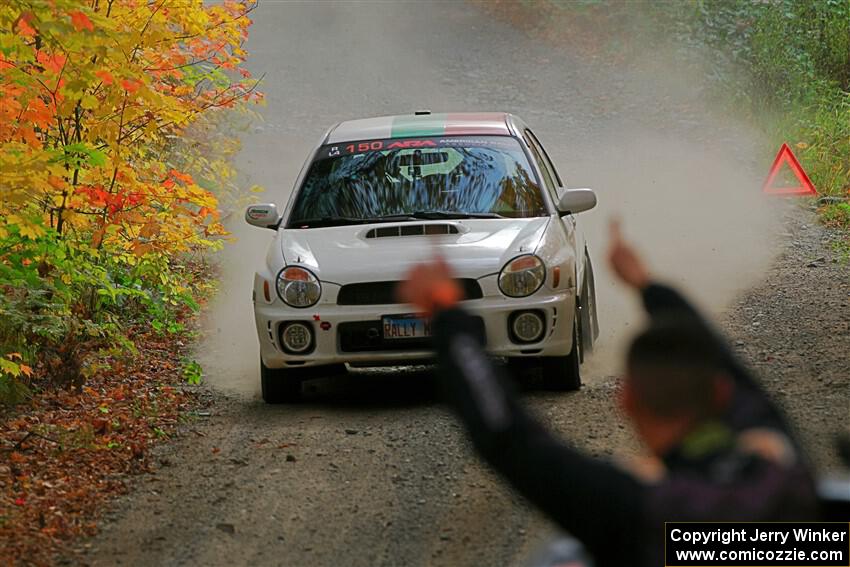 Ivo Draganov / Vladimir Yanev Subaru WRX Wagon on SS15, Double Trouble.