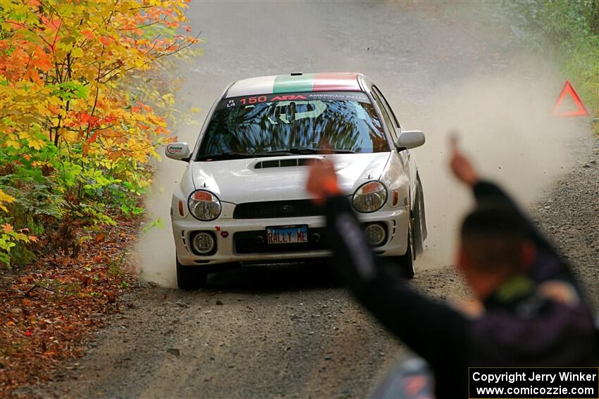 Ivo Draganov / Vladimir Yanev Subaru WRX Wagon on SS15, Double Trouble.
