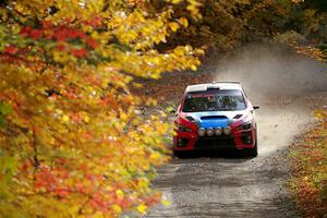 Kevin Kahl / Cray Dumeah Subaru WRX on SS15, Double Trouble.