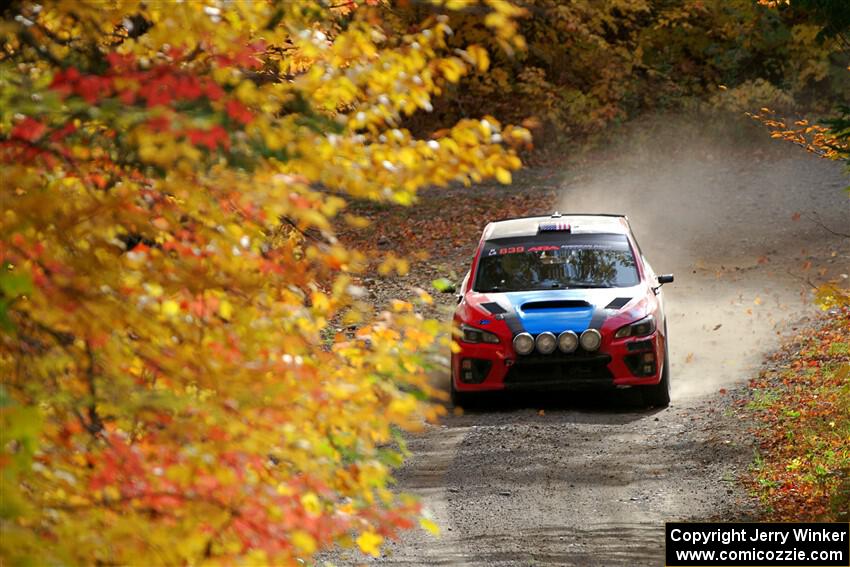 Kevin Kahl / Cray Dumeah Subaru WRX on SS15, Double Trouble.