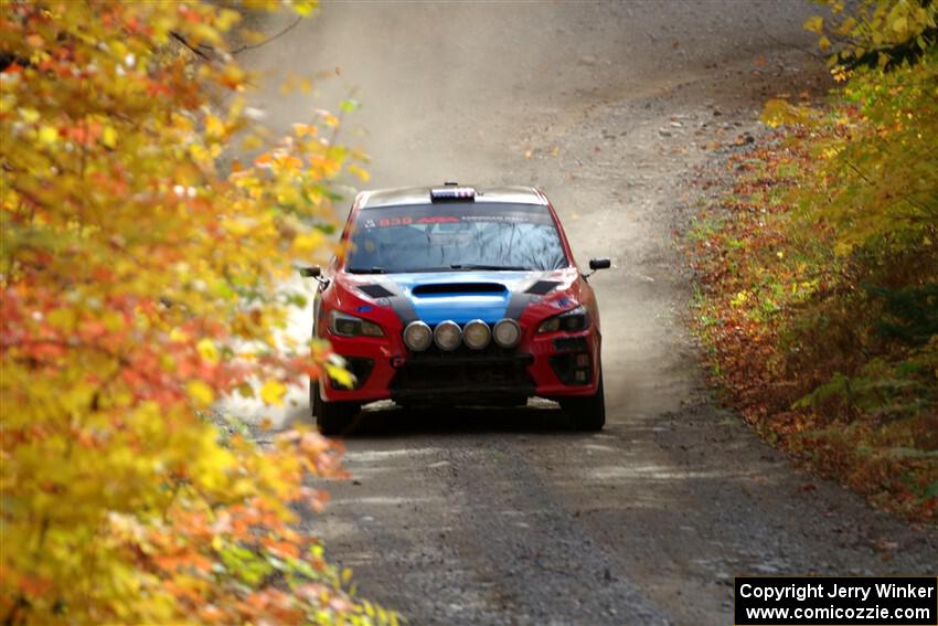 Kevin Kahl / Cray Dumeah Subaru WRX on SS15, Double Trouble.