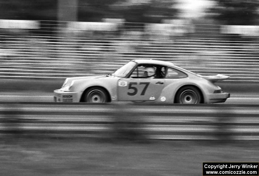 Monte Shelton led a portion of the race but was involved in a shunt with Roy Woods's Chevy Camaro and DNF'ed.