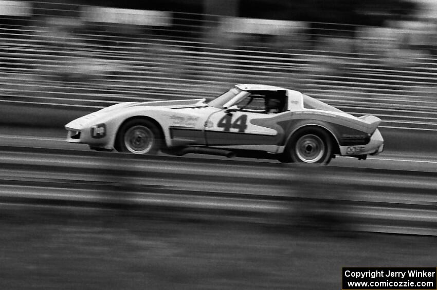 Jerry Hansen's Chevy Corvette led until the midpoint when the engine blew.