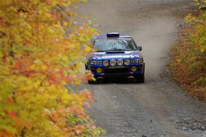 Bryan Pepp / Tim O'Brien Subaru Impreza on SS15, Double Trouble.