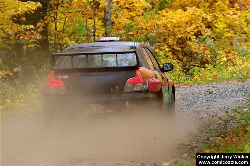 Colin Gleason / Tom Addison Subaru Impreza 2.5RS on SS15, Double Trouble.