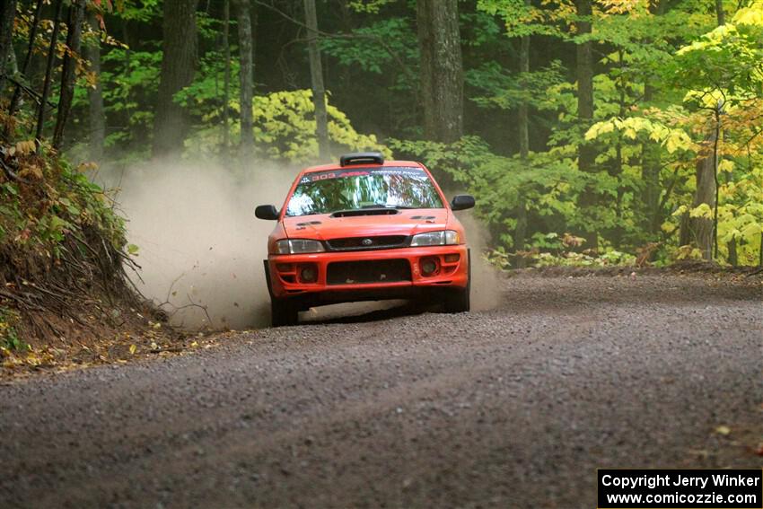 Travis Mattonen / Anikka Nykanen Subaru Impreza on SS16, Mount Marquette.