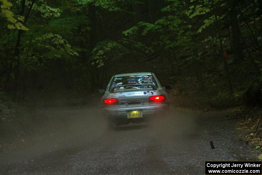 Madelyn Tabor / Sophia McKee Subaru Impreza 2.5RS on SS16, Mount Marquette.