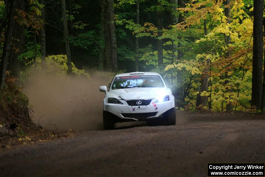 Michael Hooper / Michael Hordijk Lexus IS350 on SS16, Mount Marquette.