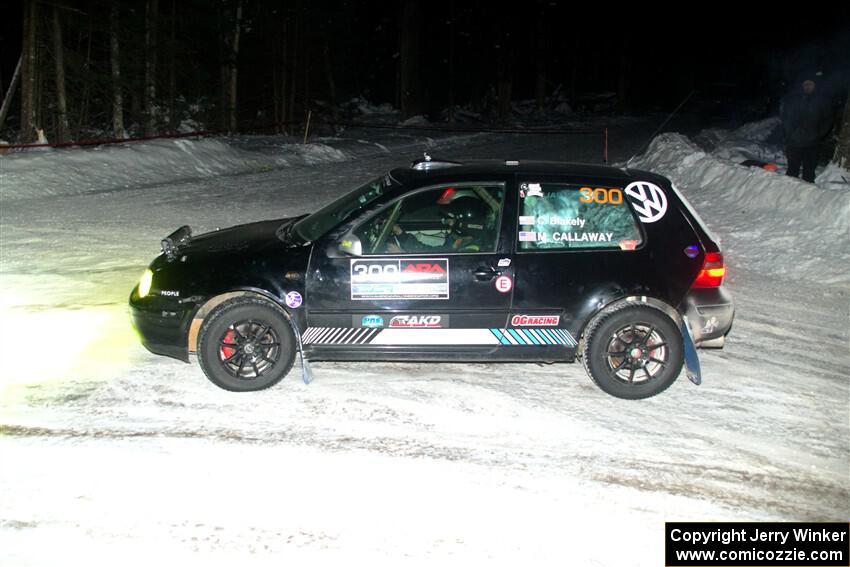 Chase Blakely / Mike Callaway VW GTI on SS7, Agren-Hunters II.