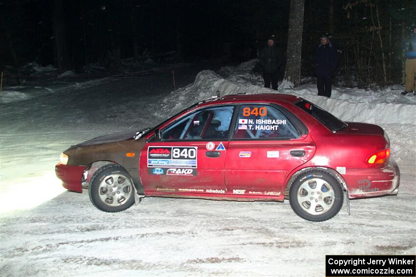 Naoki Ishibashi / Trevor Haight Subaru Impreza on SS7, Agren-Hunters II.