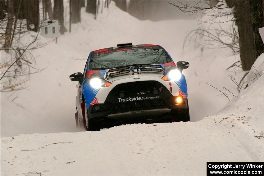Mark Tabor / Kathryn Hansen Ford Fiesta ST on SS9, Old State-Huff I.
