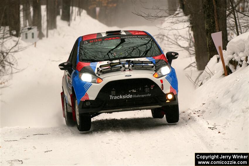 Mark Tabor / Kathryn Hansen Ford Fiesta ST on SS9, Old State-Huff I.