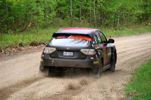 Silas Himes / Aleut Hatfield Subaru WRX STi on SS2, Kabekona I.