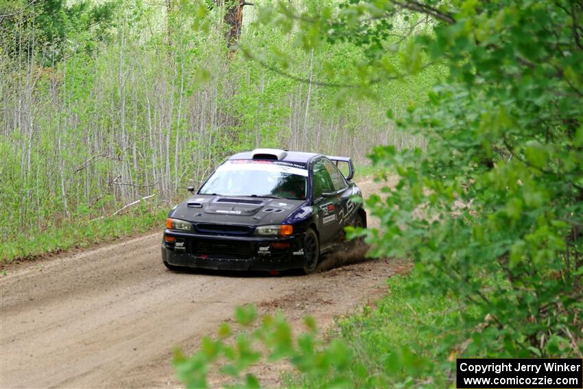 Dusty Peterke / Robert Judge Subaru Impreza on SS2, Kabekona I.