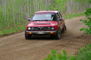Levi Johnson / Lars Anderson BMW 325e on SS2, Kabekona I.