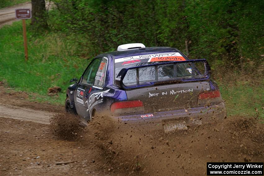 Dusty Peterke / Robert Judge Subaru Impreza on SS2, Kabekona I.