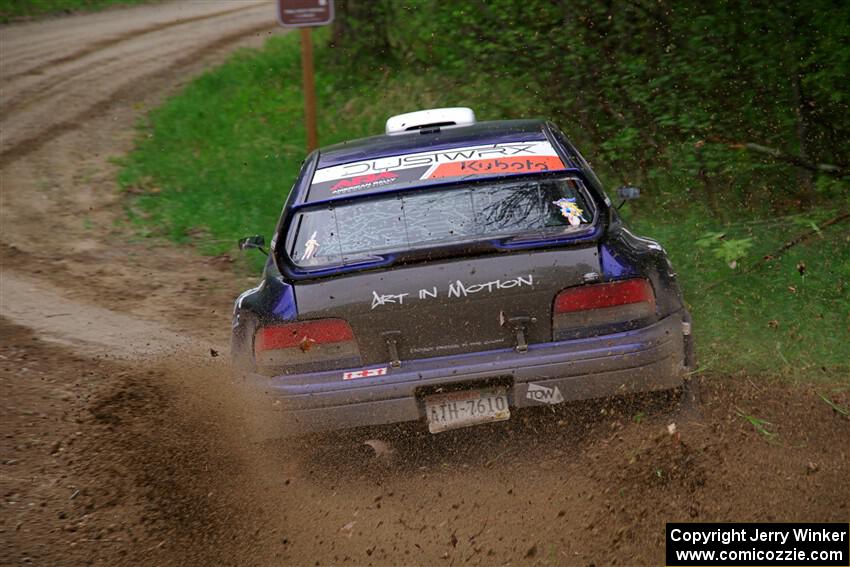 Dusty Peterke / Robert Judge Subaru Impreza on SS2, Kabekona I.