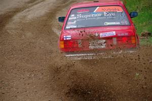 Levi Johnson / Lars Anderson BMW 325e on SS2, Kabekona I.