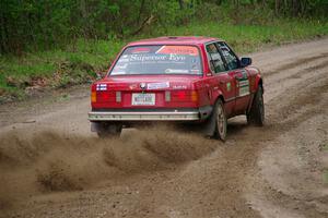 Levi Johnson / Lars Anderson BMW 325e on SS2, Kabekona I.