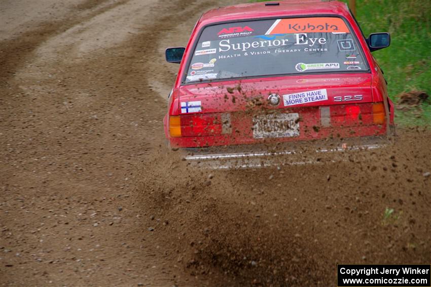 Levi Johnson / Lars Anderson BMW 325e on SS2, Kabekona I.