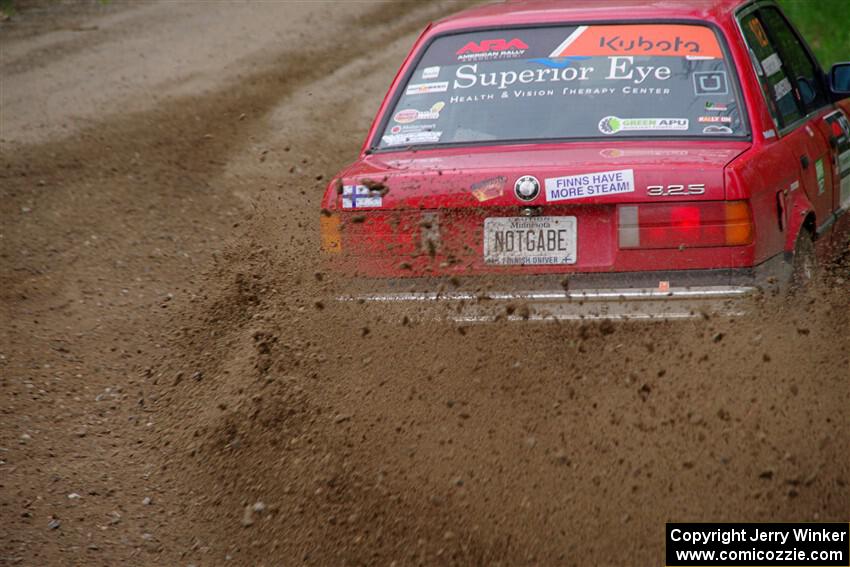 Levi Johnson / Lars Anderson BMW 325e on SS2, Kabekona I.