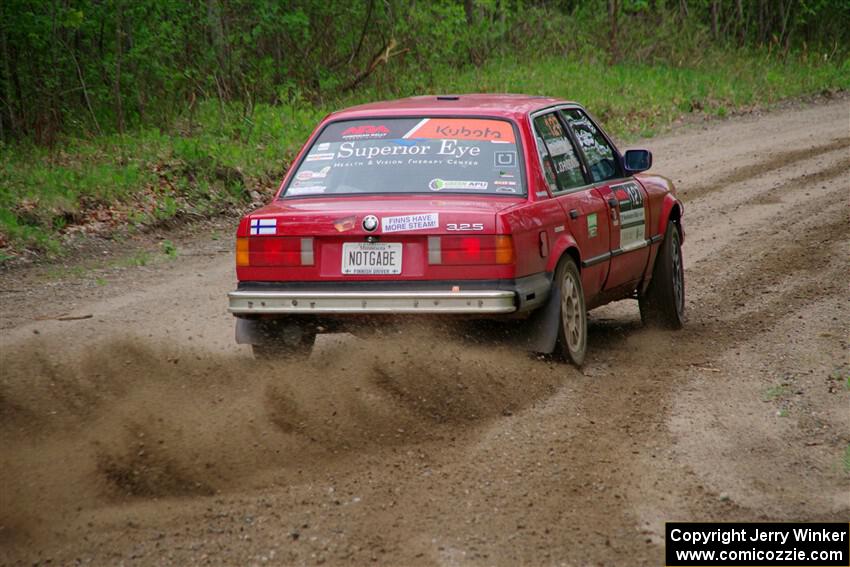 Levi Johnson / Lars Anderson BMW 325e on SS2, Kabekona I.