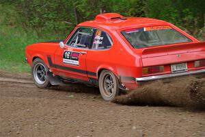 Mike Hurst / Randall Short Ford Capri on SS2, Kabekona I.