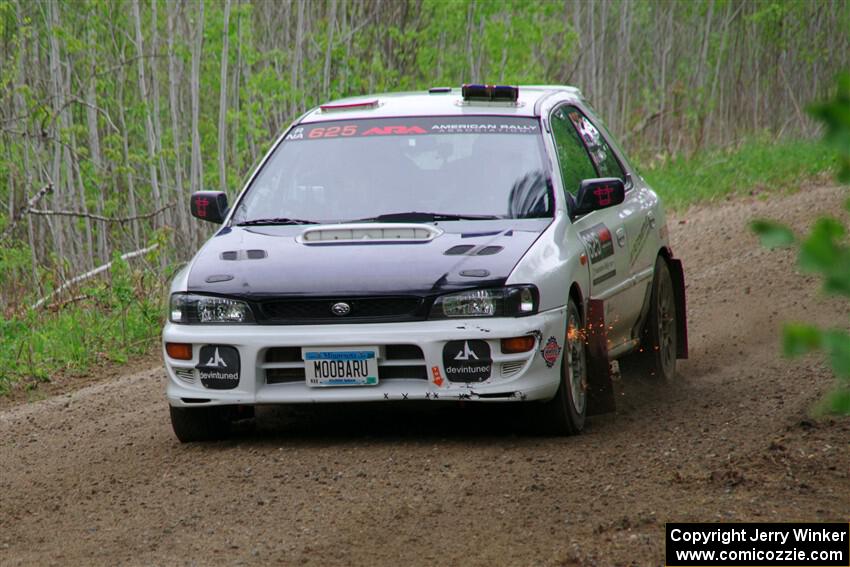 Aidan Hicks / John Hicks Subaru Impreza Wagon on SS2, Kabekona I.