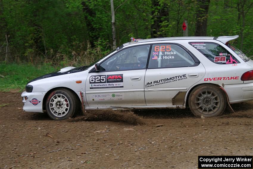 Aidan Hicks / John Hicks Subaru Impreza Wagon on SS2, Kabekona I.