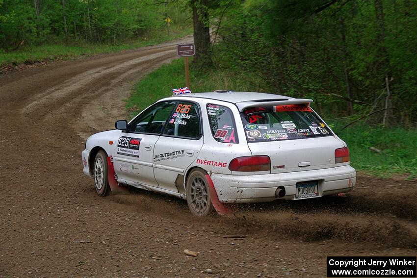 Aidan Hicks / John Hicks Subaru Impreza Wagon on SS2, Kabekona I.