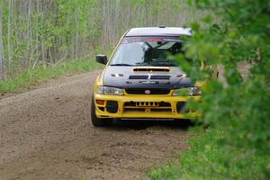 Steve Gingras / Katie Gingras Subaru Impreza on SS2, Kabekona I.